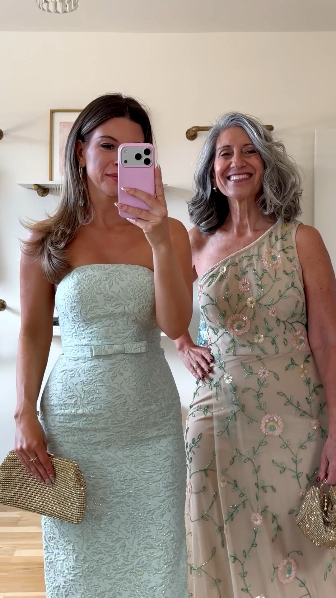 Mom and me wedding guest and formal event dresses mint green and one should floral dress

Vici code: emerson30

I sized down to a 0
Mom wears a medium/6

Wedding guest
Formal event
Black tie
Strapless
Floral
Tulle
Mother of the bride
Special occasion

#LTKSeasonal #LTKgrwm #LTKWedding