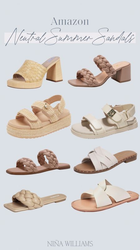 Amazon Neutral summer sandals! Summer comfy sandals - beach sandals - under $100 sandals  - travel sandals

#LTKShoeCrush #LTKStyleTip #LTKFindsUnder100
