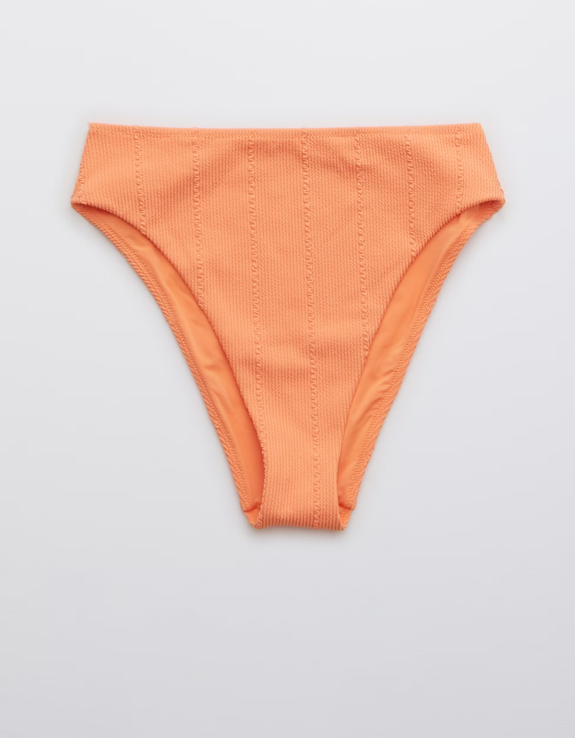 Aerie Crinkle High Cut Cheeky Bikini Bottom | American Eagle Outfitters (US & CA)