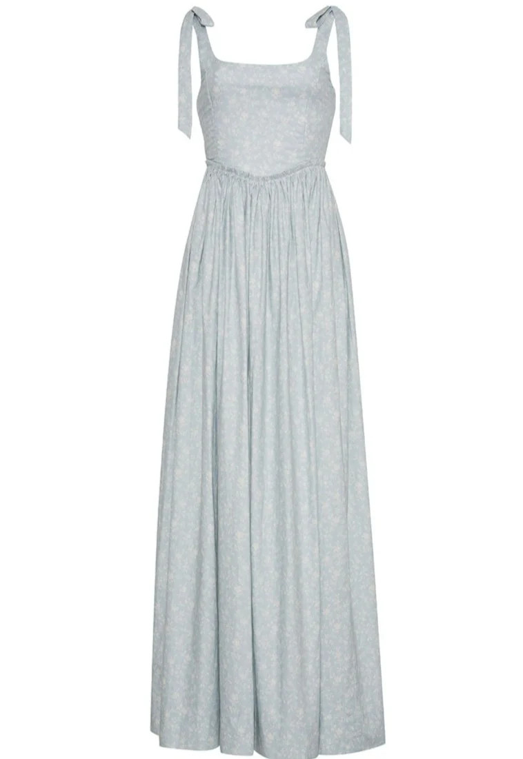 The Marie Dress in Blue English Floral | Louise New York