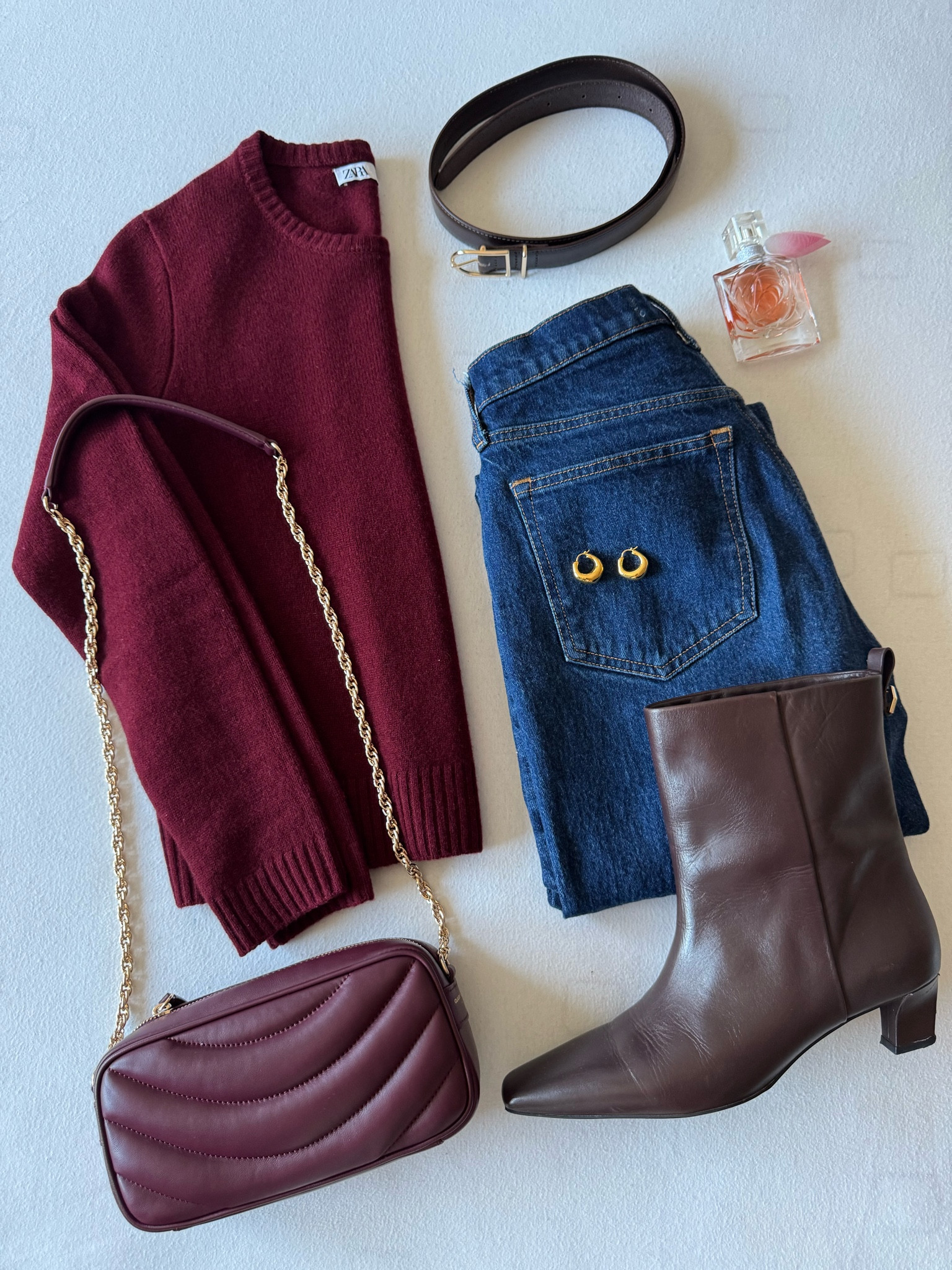 Burgundy sweater styling ♥️

The sweater is from Zara (not linked)

#LTKOver40 #LTKStyleTip #LTKSeasonal