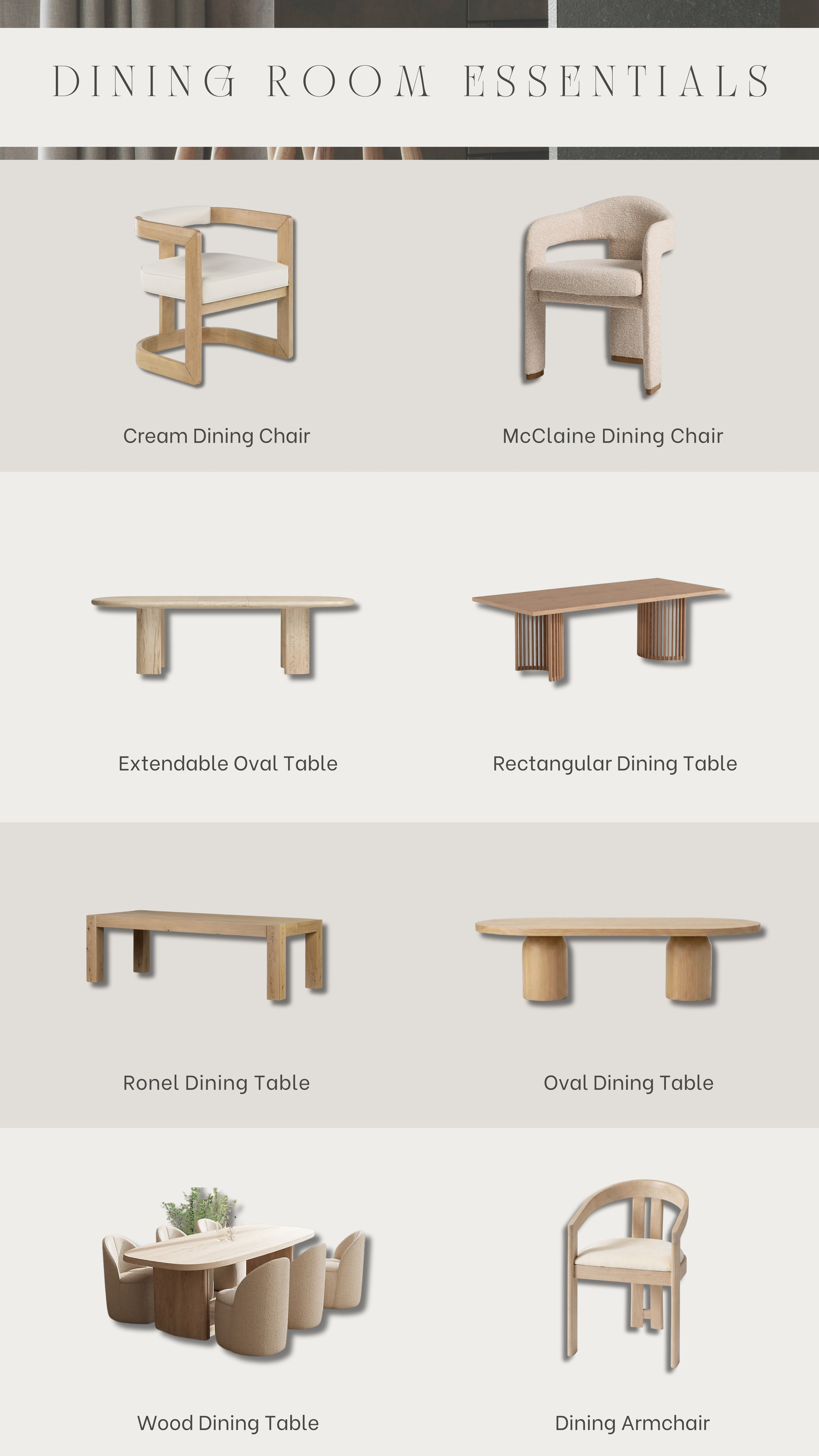 Dining Room Essentials!

Shop Now. 

 #LTKHome #LTKBeauty