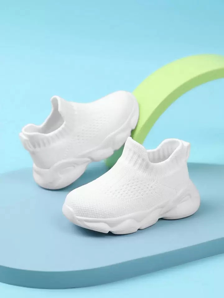 Garotas Slip On Respirável Desportivo Tênis Grossos Para Exterior | SHEIN