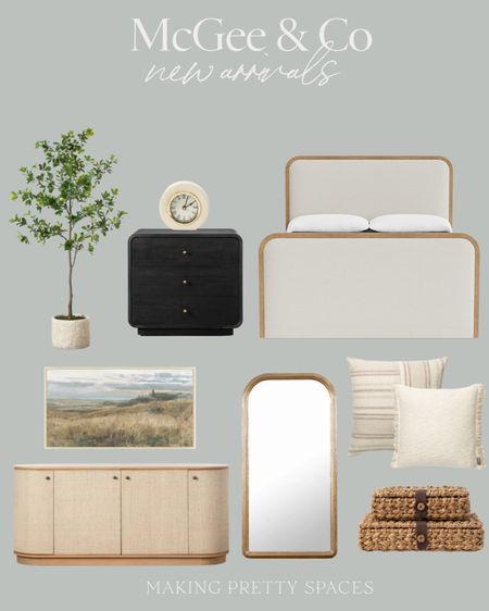 Shop these new McGee & Co arrivals! 
McGee &  co, home decor, new, bed; nightstand, faux tree, shagreen, tall mirror, artwork, sideboard, pillows, new decor

#LTKstyletip #LTKhome #LTKitbag