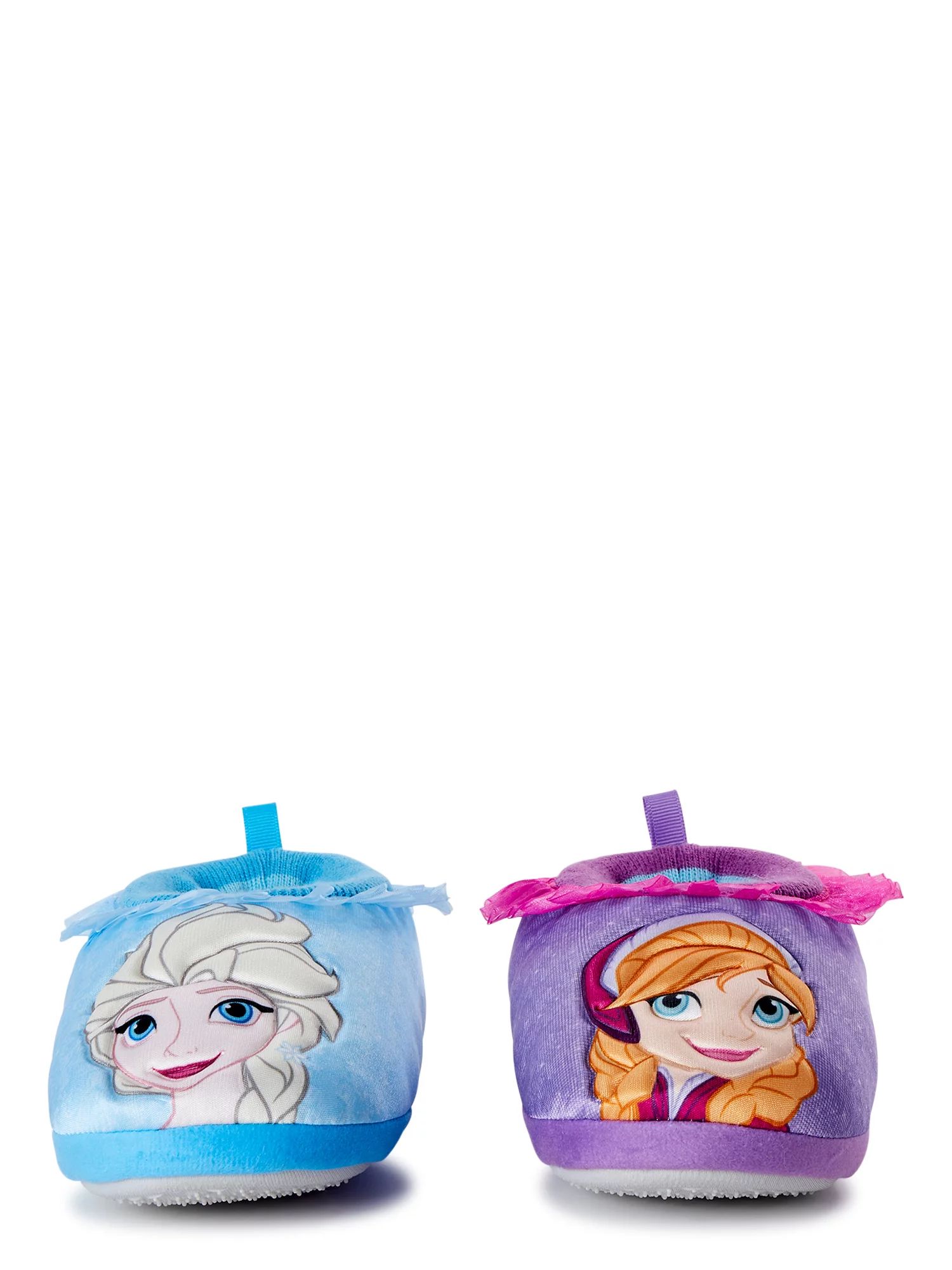 Disney Frozen Plush Slippers, Sizes 7/8-13/1 - Walmart.com | Walmart (US)