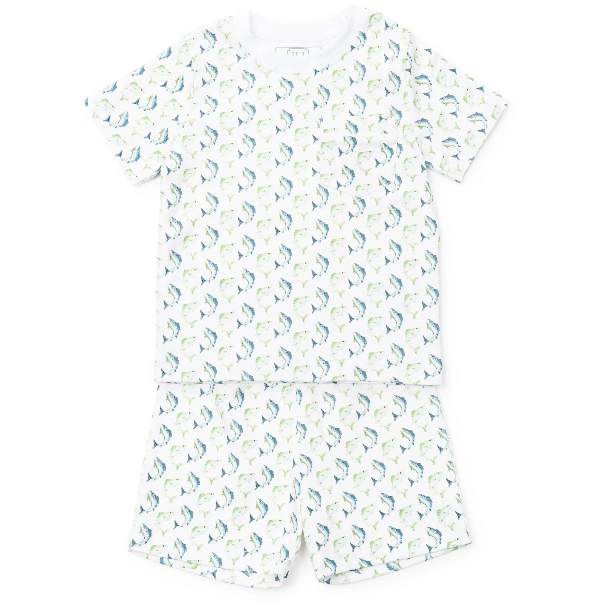 Charles Boys' Short Set - Jumping Trout | Lila and Hayes