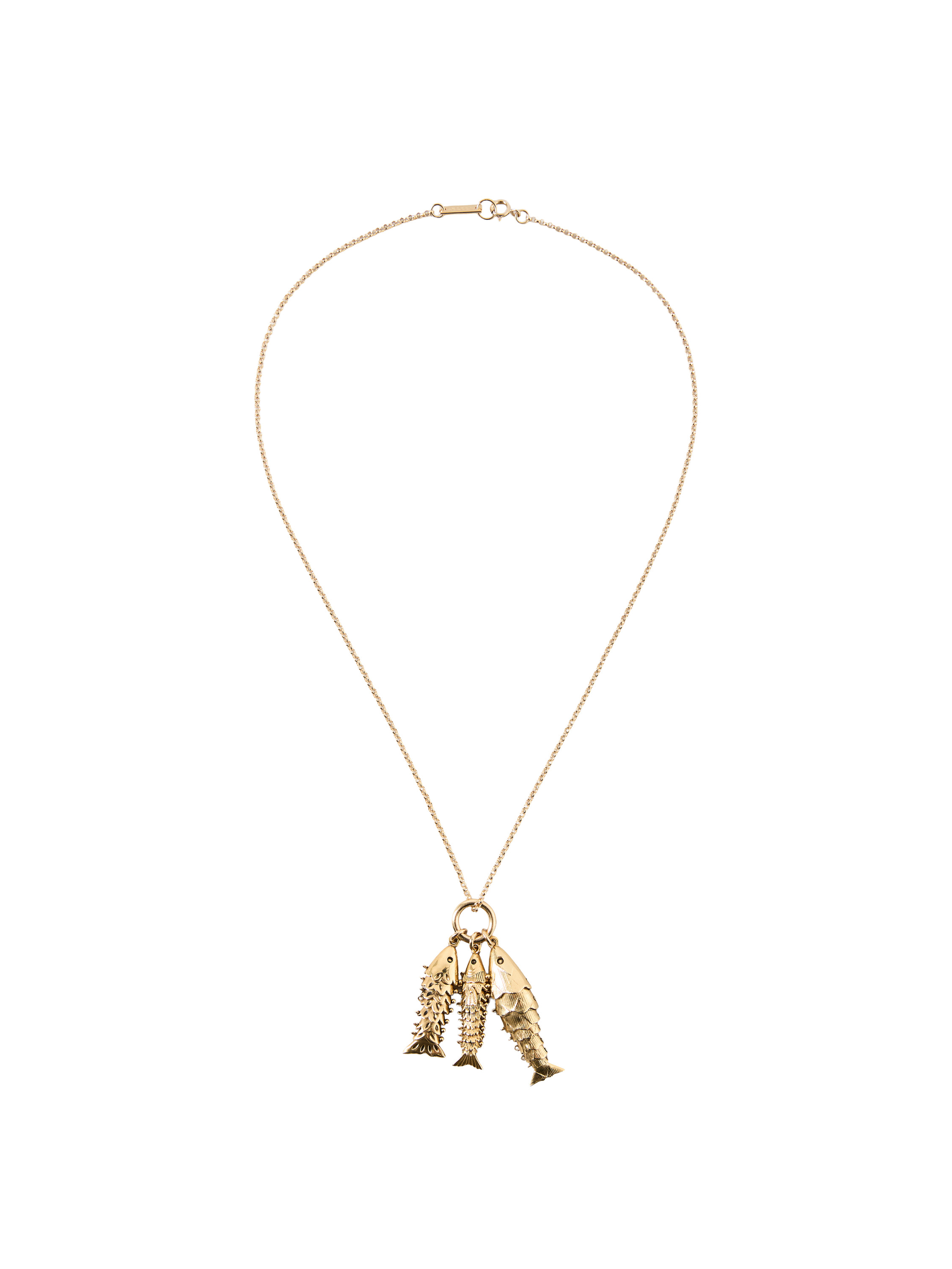 Halskette 'River' mit drei Anhängern Gold | one size | 2100007203638 | Unger-Fashion.com
