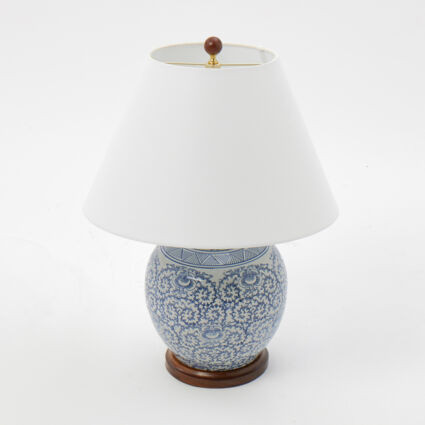 Blue & White Porcelain Table Lamp | TK Maxx