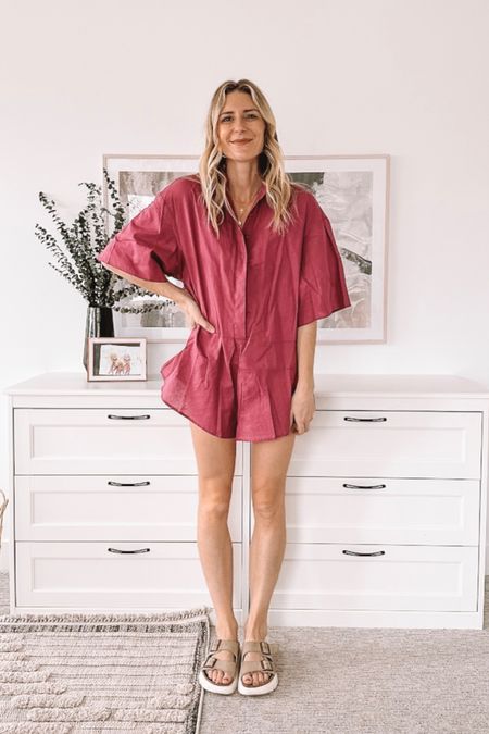 This linen romper is so fun and so cute for spring and summer! And it would make a darling coverup for vacation! Sandals are my top worn sandal from last summer!

#LTKshoecrush #LTKSeasonal #LTKSpringSale