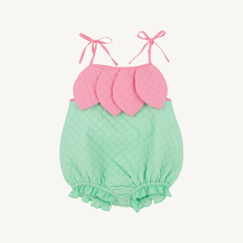 Halloween Flower Costume - Toddler Bubble in Green & Pink | The Beaufort Bonnet Company