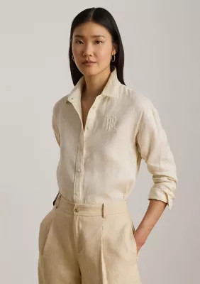 Women's Relaxed Fit Linen Shirt | Belk