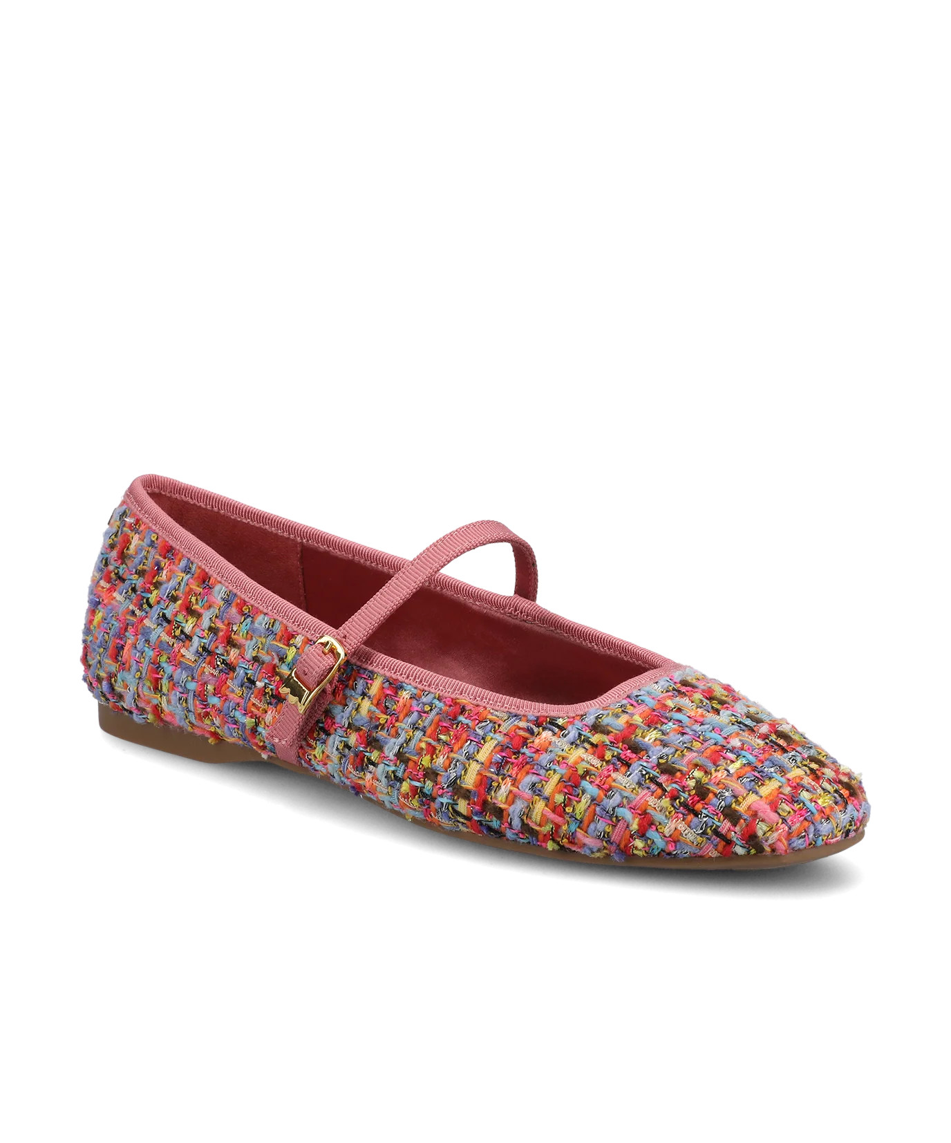The Hummingbird Mary Jane - Pink Multi Tweed | Birdies
