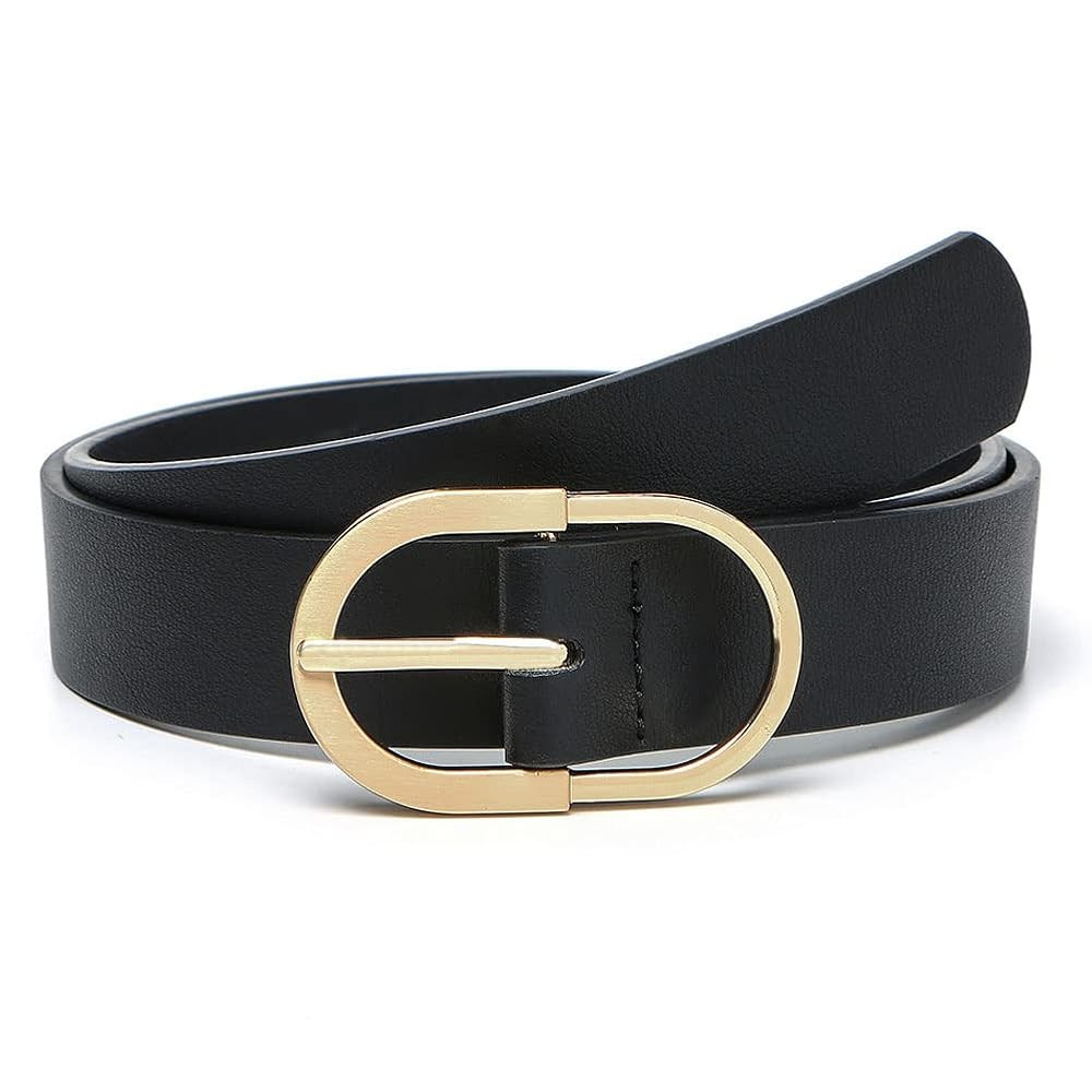 Earnda Womens Belts for Jeans Faux Leather Strap | Amazon (US)
