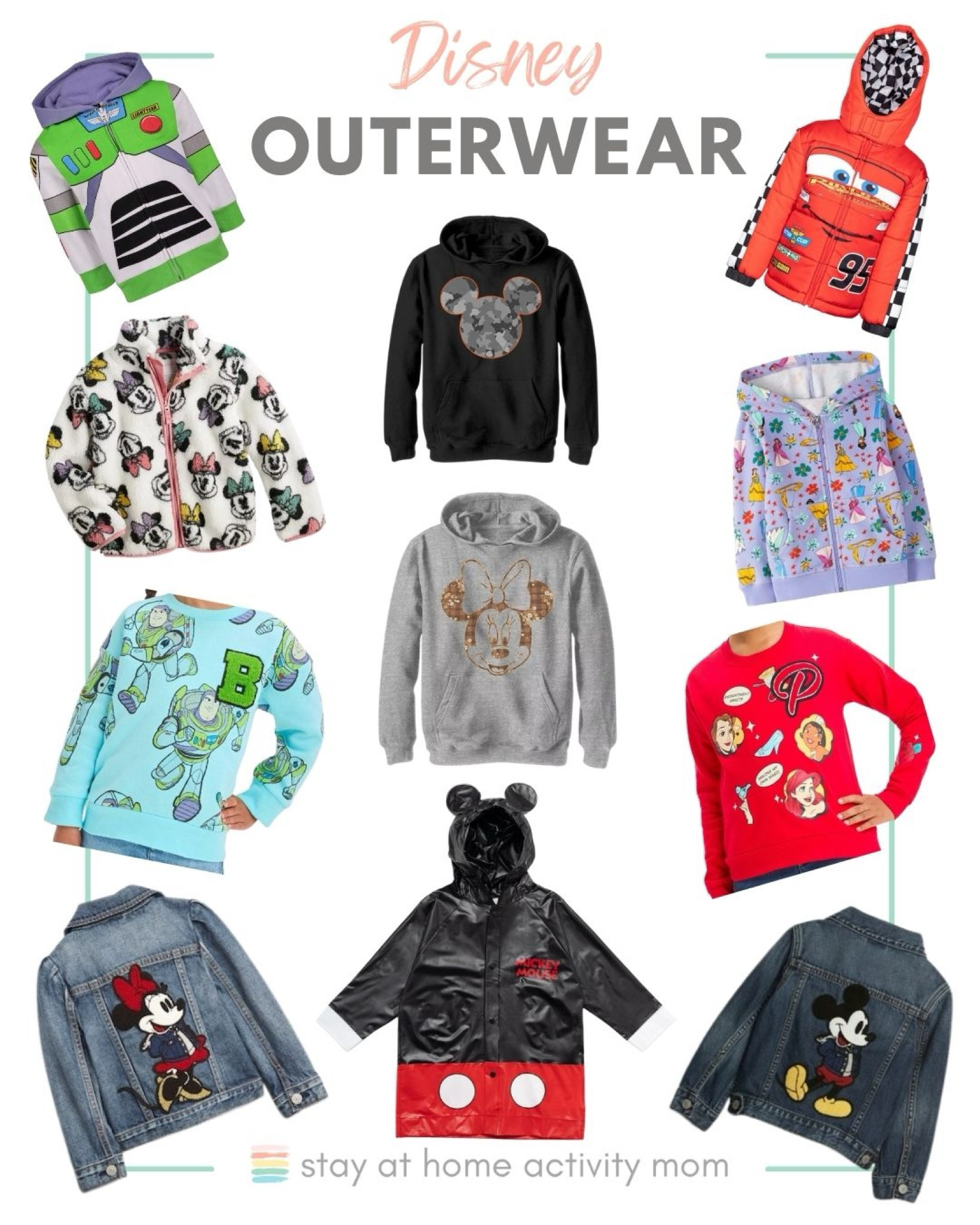 Disney themed sweatshirts and jackets! There are options for toddler and big kid sizes.

#LTKstyletip #LTKkids #LTKfamily