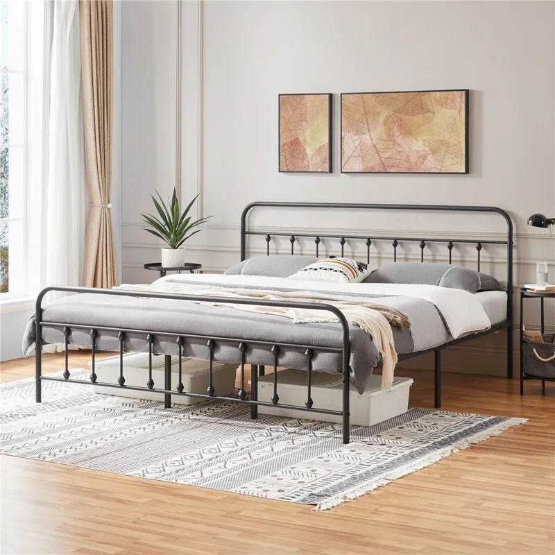 Platform Bed Frame/Mattress Foundation/No Box Spring Needed | Wayfair North America