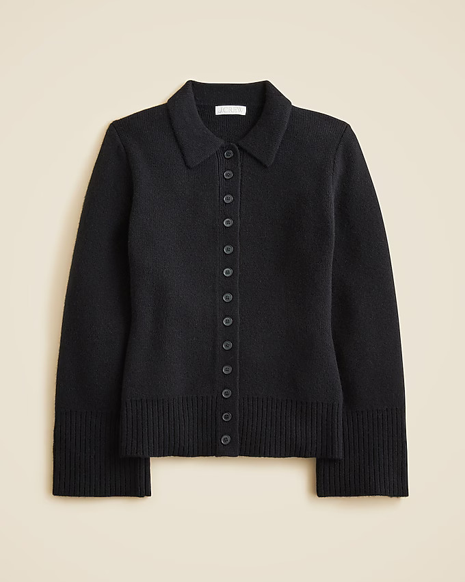 Milano-stitch cinched-waist cardigan | J. Crew US