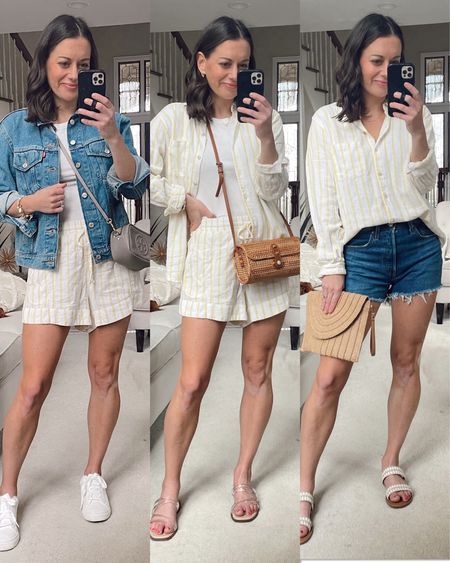 Target set styled 4 ways! Runs true to size wearing a small in the set! 

Vacation outfit, resort wear, swim coverup, spring outfit, spring sandals 

#LTKunder50 #LTKstyletip #LTKSeasonal