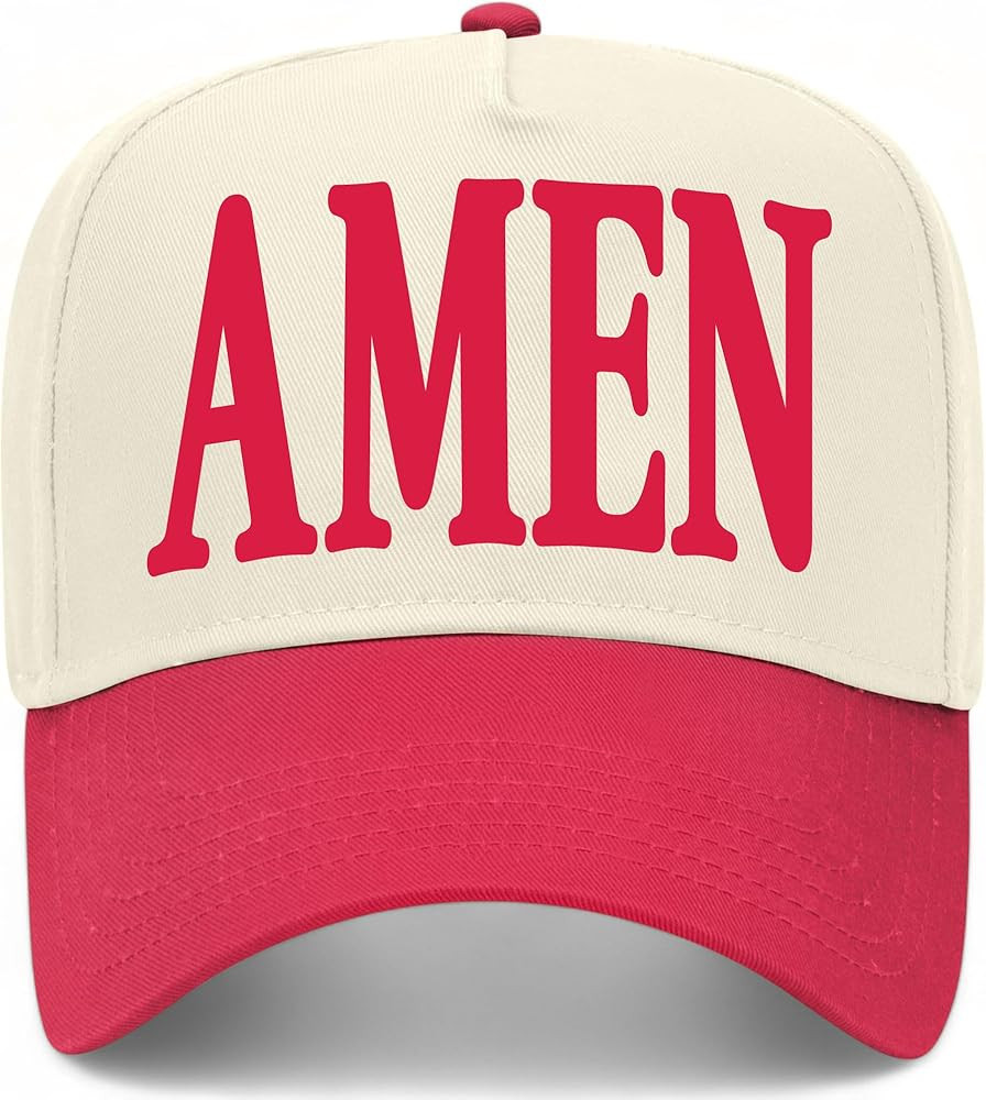 Amen Vintage Trucker Hat | God Jesus | Premium Snapback Baseball Hat for Men & Women | Amazon (US)