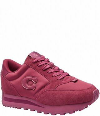 COACH Runner Signature Logo Retro Lace-Up Sneakers | Dillard's | Dillard's