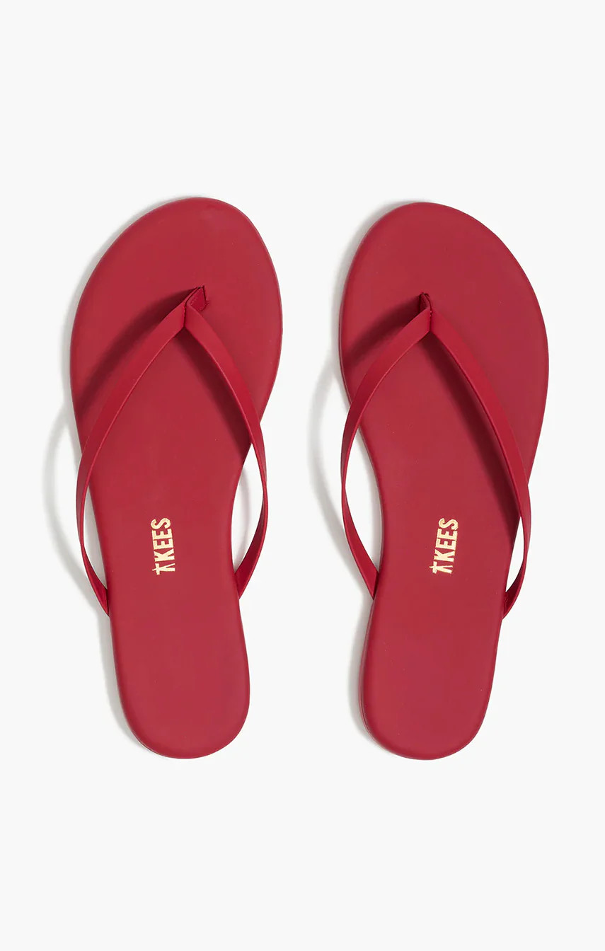 TKEES Solids Flip Flop ~ Red | Show Me Your Mumu