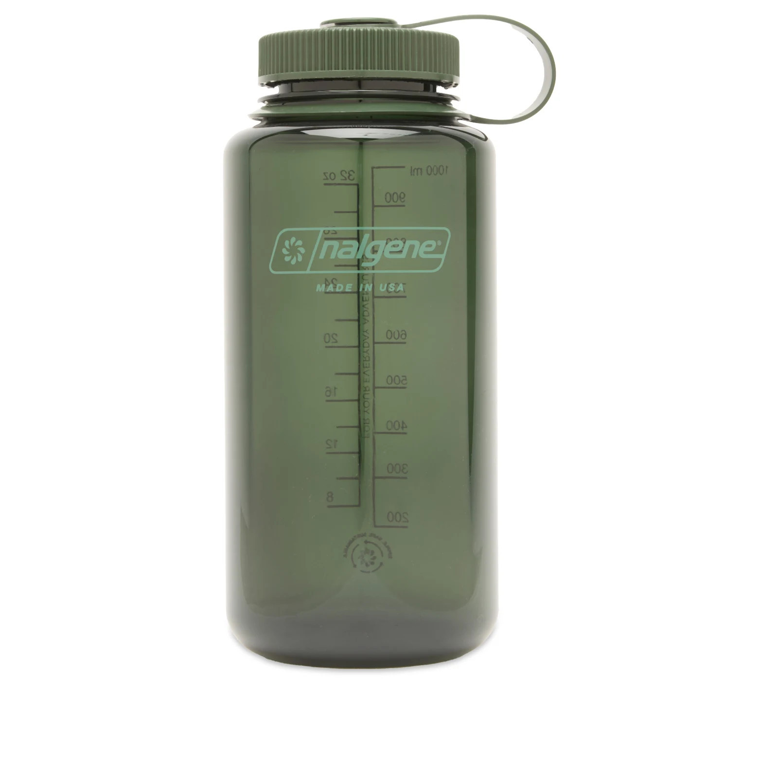 Nalgene Wide Mouth Tritan Sustain Water Bottle in Jade | END. Clothing