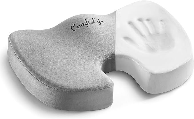 ComfiLife Premium Comfort Seat Cushion - Non-Slip Orthopedic 100% Memory Foam Coccyx Cushion for ... | Amazon (US)