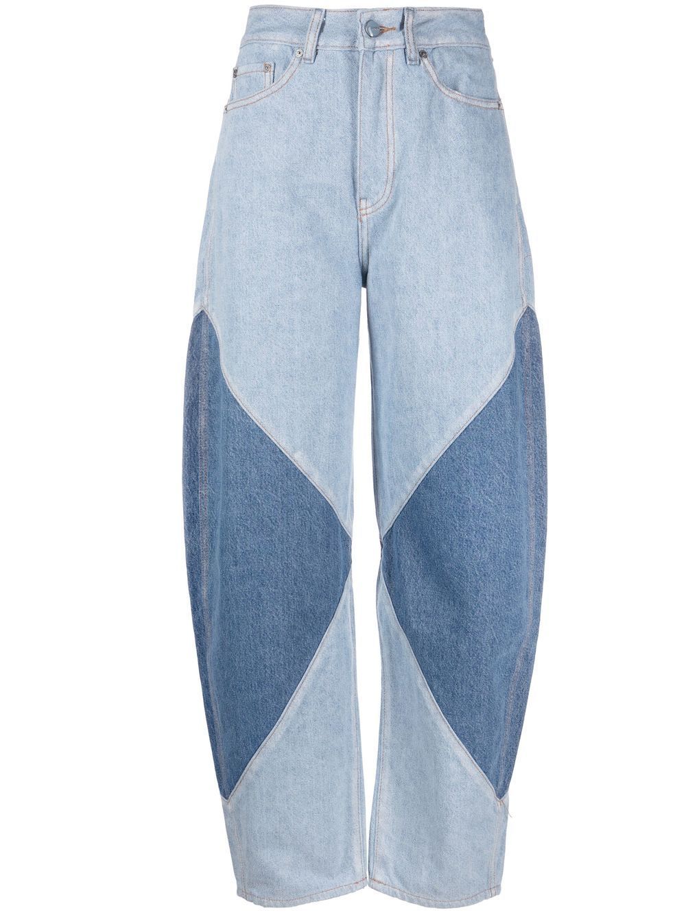 Stary patchwork tapered jeans | Farfetch Global