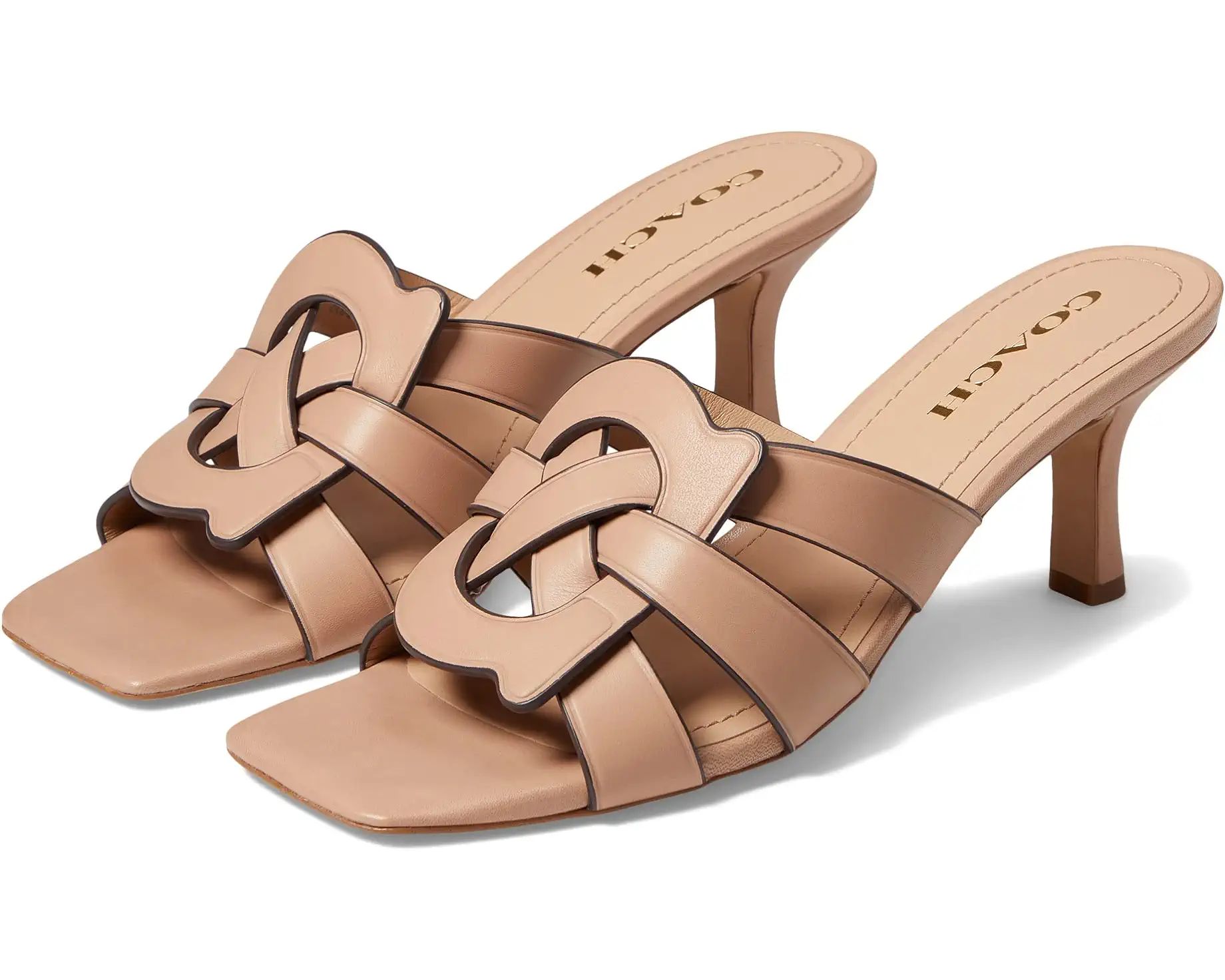 COACH Tillie Leather Sandal | Zappos
