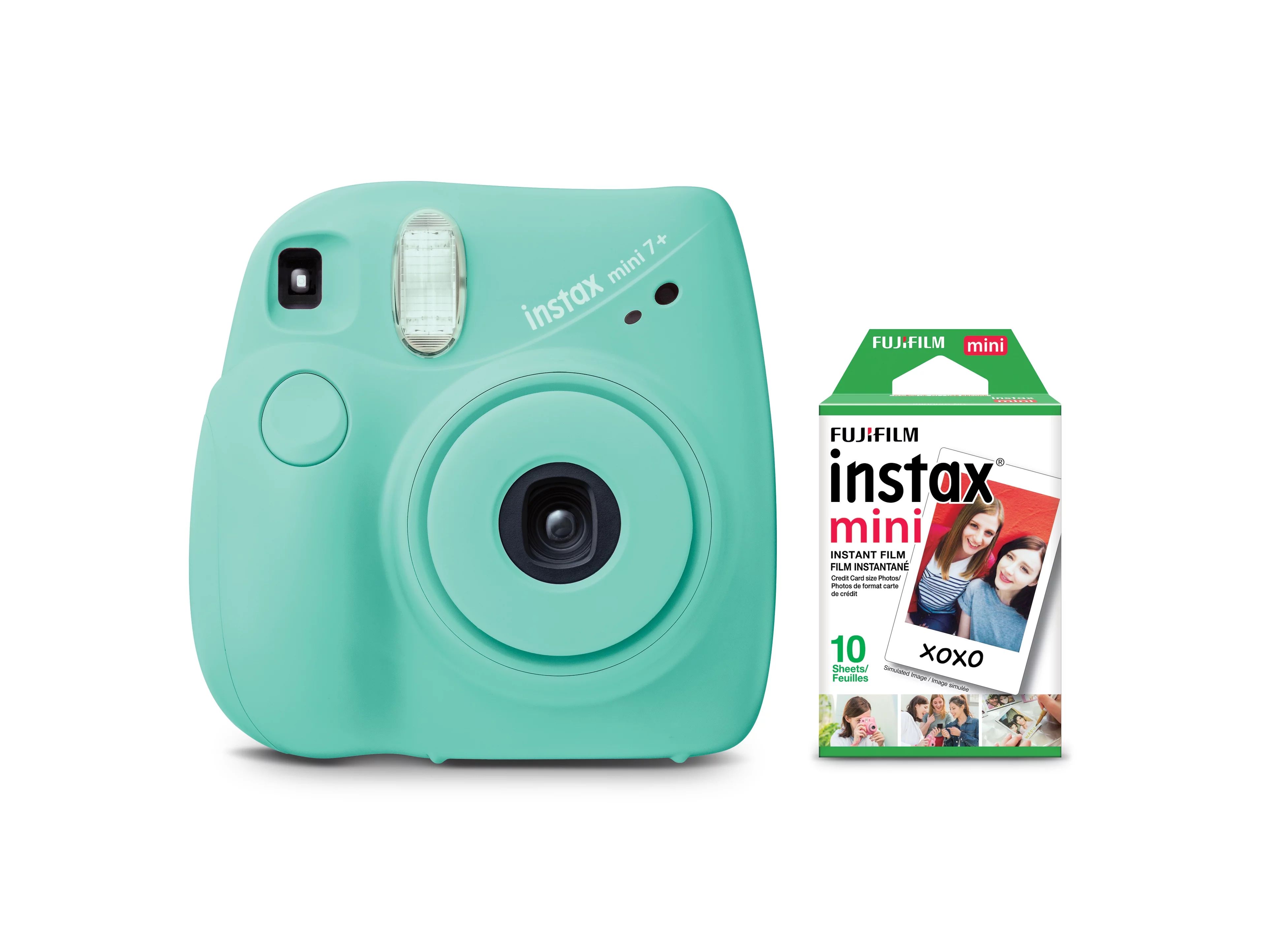 Fujifilm Instax Mini 7+ Camera - Seafoam Green | Walmart (US)