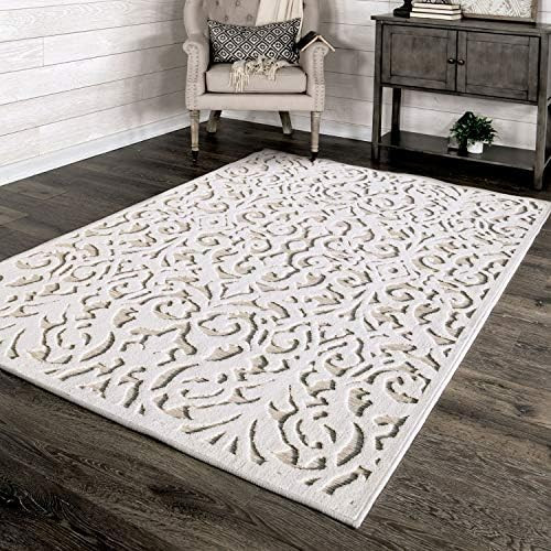 My Texas House by Orian Lady Bird Area Rug, 7'9" x 10'10", Natural Driftwood | Amazon (US)