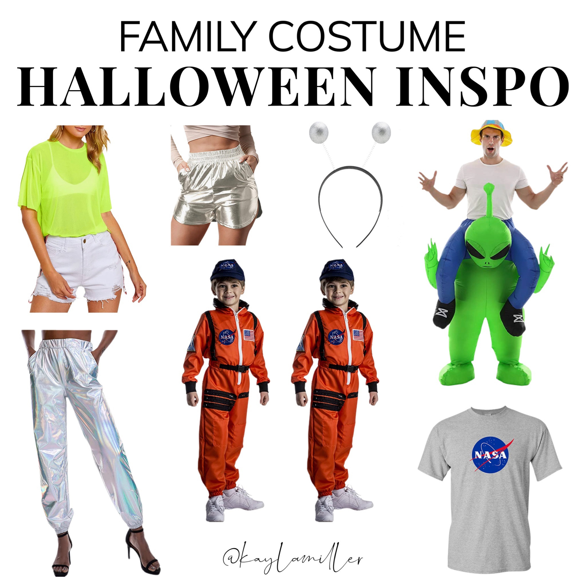Easy amazon family Halloween costume inspo!

Astronauts
NASA 
Aliens

#LTKstyletip #LTKHalloween #LTKfamily