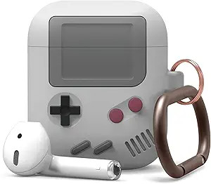 elago AW5 Compatible with AirPods Case 1 & 2, Classic Game Player Design Case with Keychain, Dura... | Amazon (US)