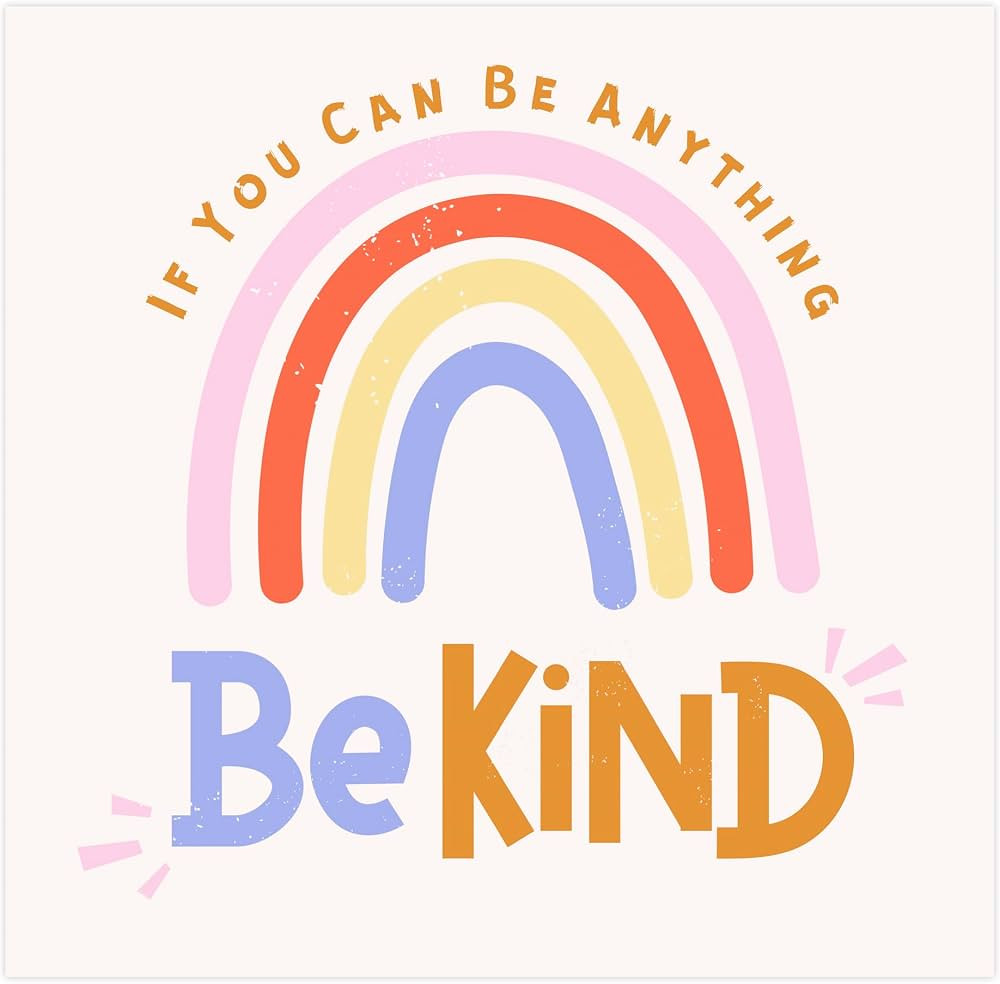 Birdy Boutique Learning Tapestry - Kindness Motivational Poster - Lightweight & Easy to Hang - Wa... | Amazon (US)