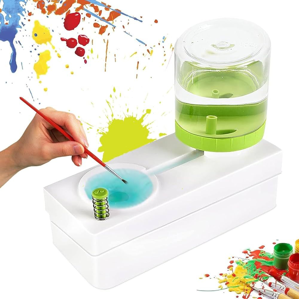 2023 New Paint Brush Cleaner Brush Rinser Paint Brush Cleaner Paint Brush Rinser with Drain Paint... | Amazon (US)