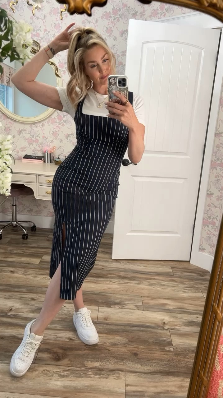 casual Parisian work Barbie vibes 

Dress is anthro, but store exclusive. Found at Disney springs location. Wearing S. 

#LTKStyleTip #LTKWorkwear