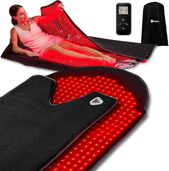 Lifepro Red Light Therapy for Body Wrap – Allevabody 660nm & 850nm Near Infrared and Red Light ... | Amazon (US)