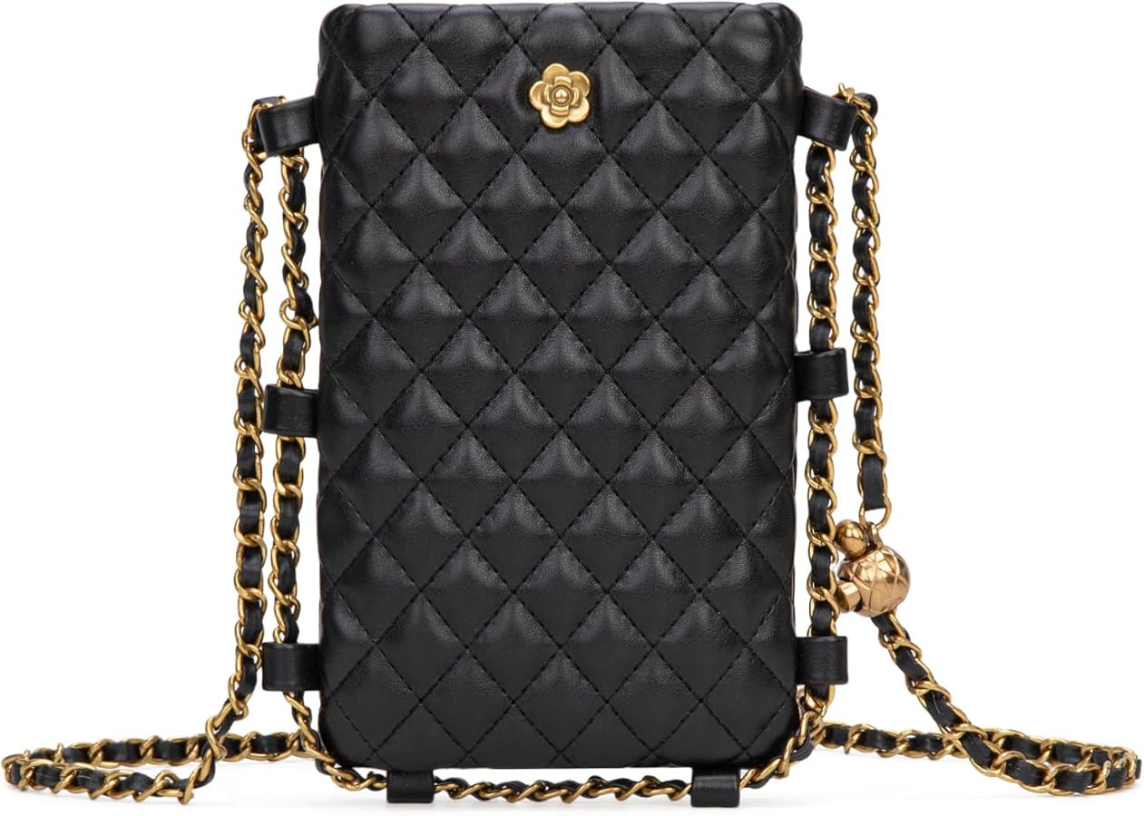 Montana West Quilted Mini Crossbody Bags for Women Trendy Cell Phone Purse | Amazon (US)