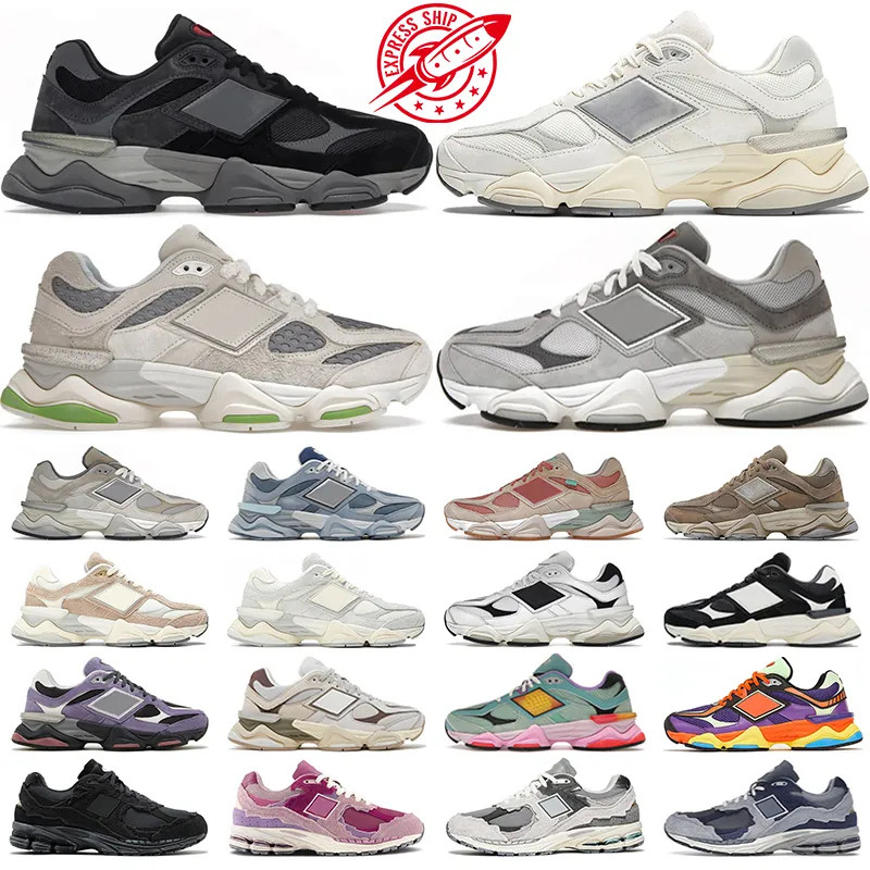 Designer 9060 casual shoes men women 9060s Black Castlerock Grey Bricks Wood Sea Salt White Mushr... | DHGate