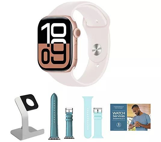 Apple Watch Series 10 42mm S/M GPS Smartwatch w/ Accessories - QVC.com | QVC