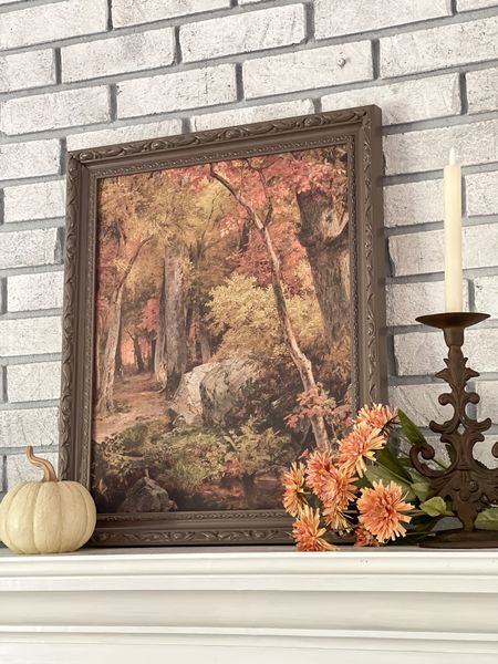 Easy and affordable downloadable prints for Fall! Home decor ideas, wall art, mantel styling, fireplace styling, fall home decor. 

#LTKSeasonal #LTKsalealert #LTKhome