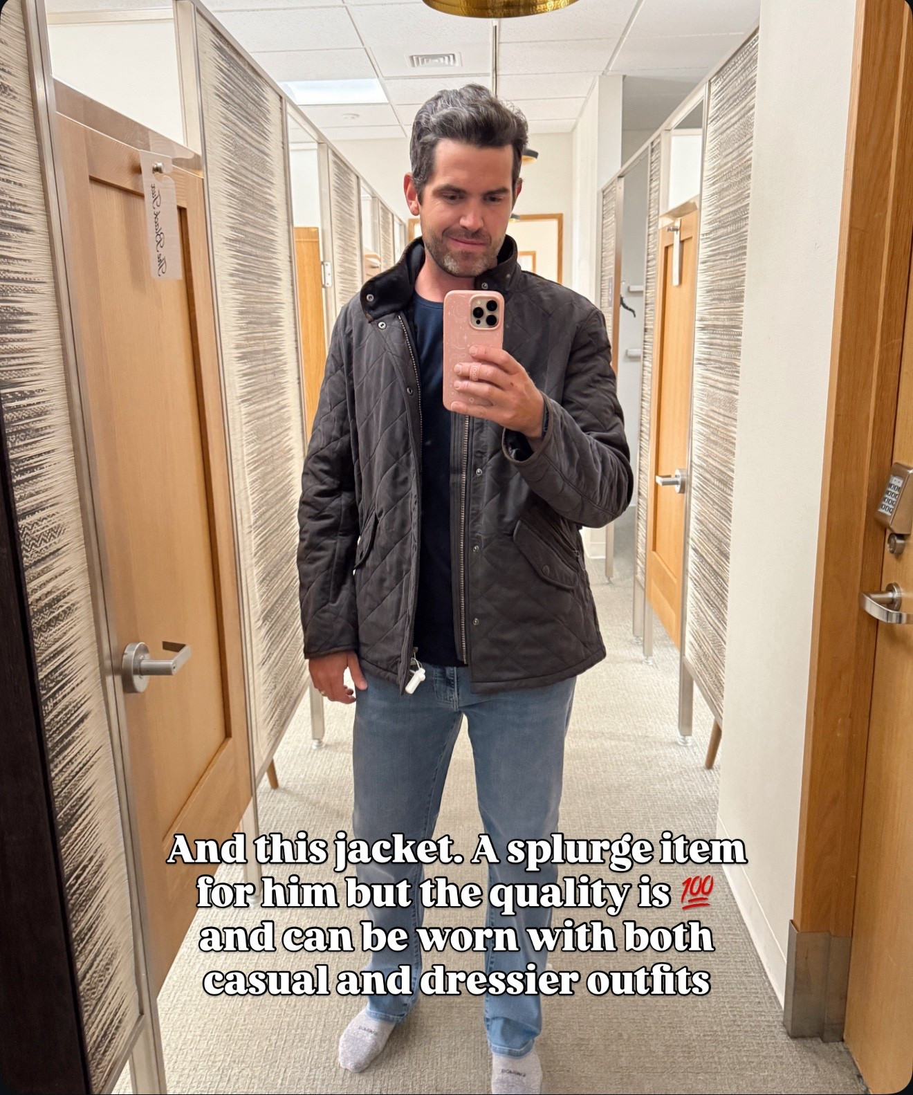 Tom’s wearing his true size Large!

Men’s jacket / Nsale men’s / Nordstrom anniversary sale 

#LTKSeasonal #LTKMens #LTKSaleAlert