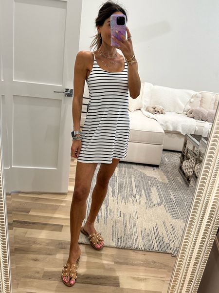 Stripe summer dress with built in bra and shorts size Xs petite code AFBELBEL 

#LTKFindsUnder50 #LTKFindsUnder100 #LTKSaleAlert