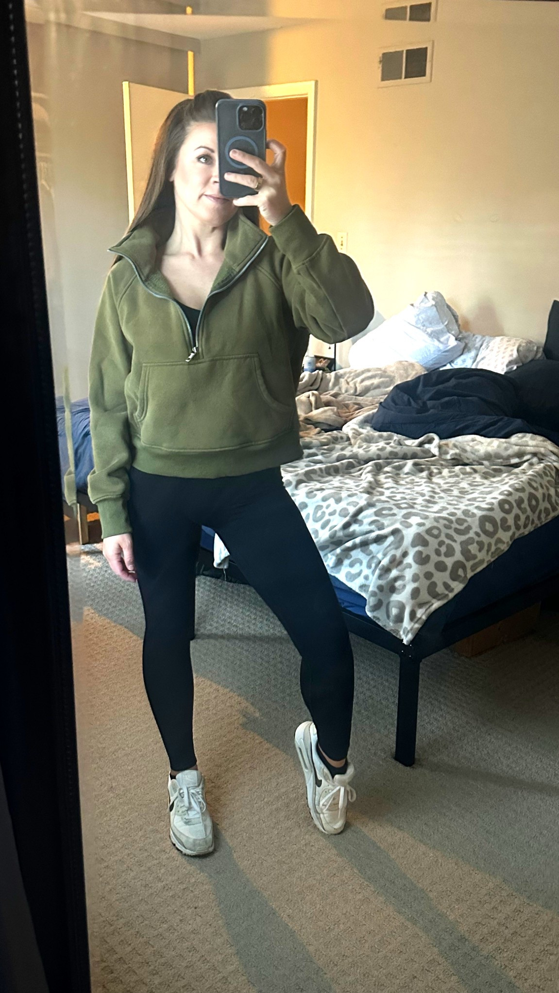 Athleisure Fit of the Day 

#athleisure #athleticwear #leggings #threequarterzip 

#LTKActive #LTKootd #LTKPetite