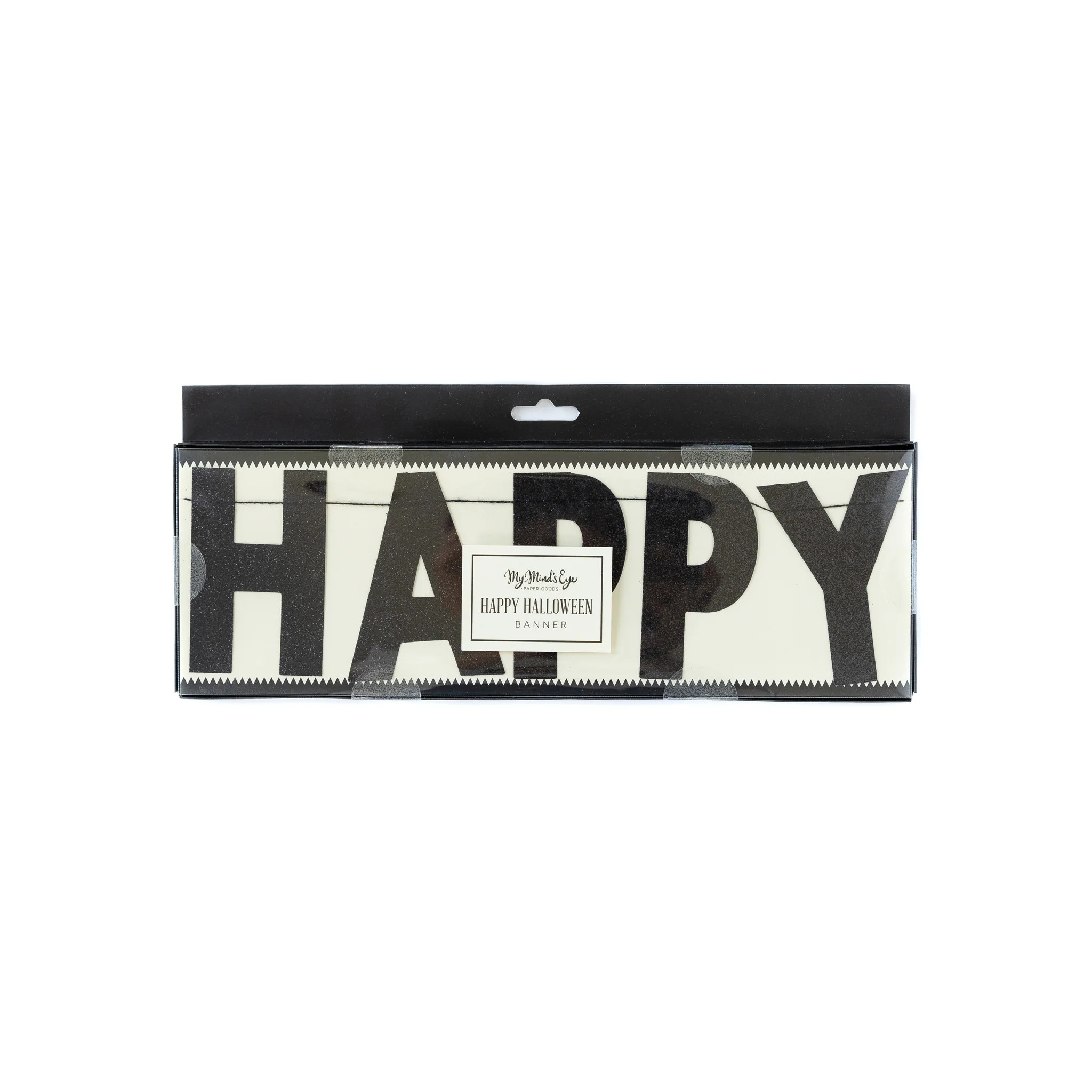 Happy Halloween Glitter Word Banner | My Mind's Eye