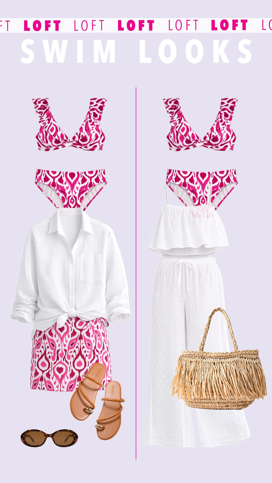 Loft Swim Looks | Hi Sugarplum!

#LTKSwim #LTKOver40 #LTKSeasonal