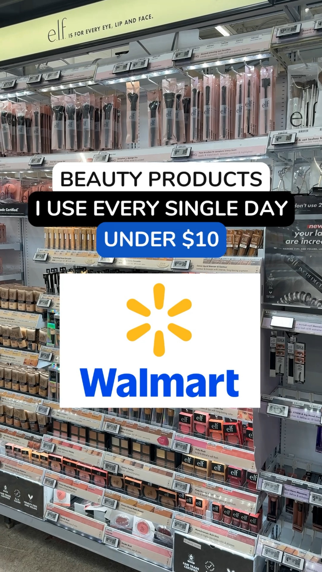Affordable beauty staples I use every single day! The best part is everything is under $10! #drugstore #drugstoremakeup #drugstorebeauty #walmartfinds #walmartbeauty 

#LTKFindsUnder50 #LTKFindsUnder100 #LTKBeauty