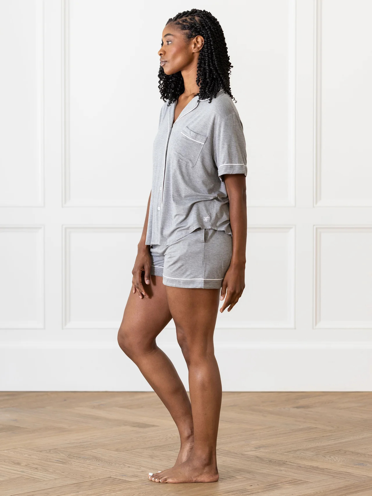 Women's Bamboo Stretch-Knit Short Sleeve Pajama Set | Cozy Earth