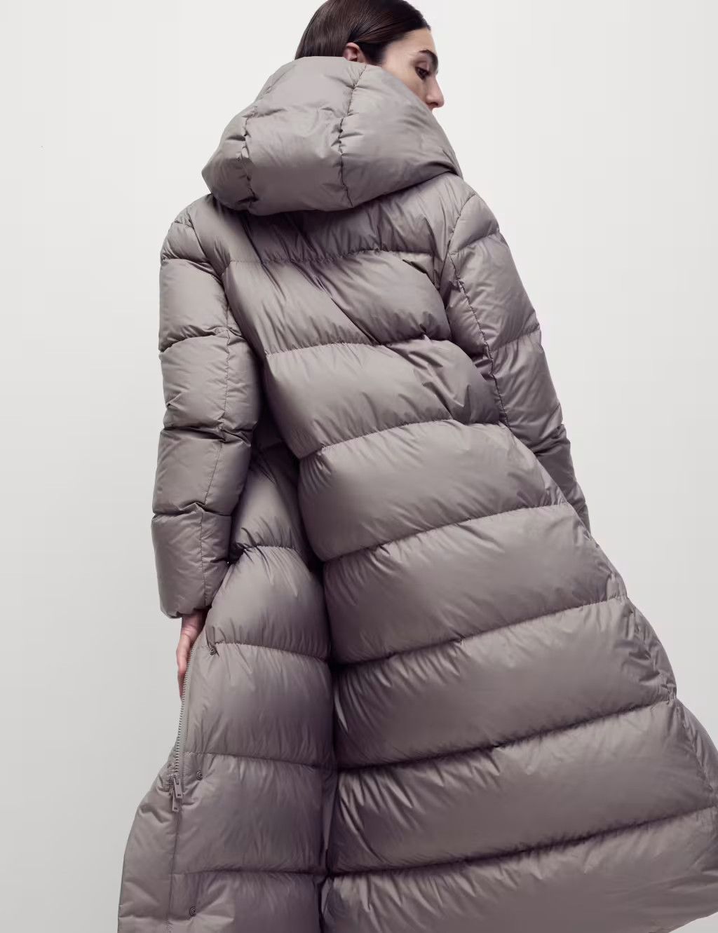Feather And Down Longline Puffer Coat | Marks & Spencer (UK)