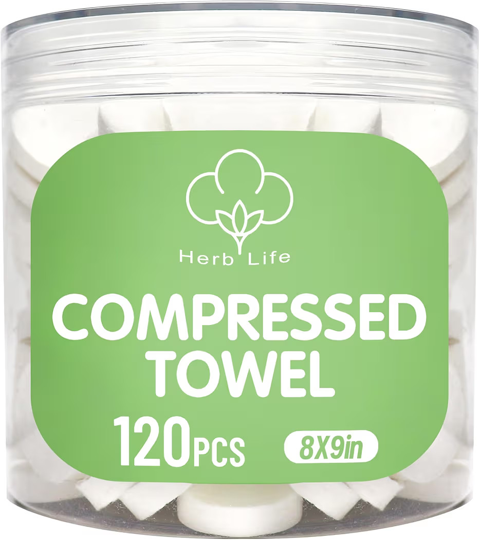 120 Pcs Mini Compressed Towels, Disposable Face Compressed Towel, Compressed Cotton Hand Wipe, Ca... | Amazon (US)