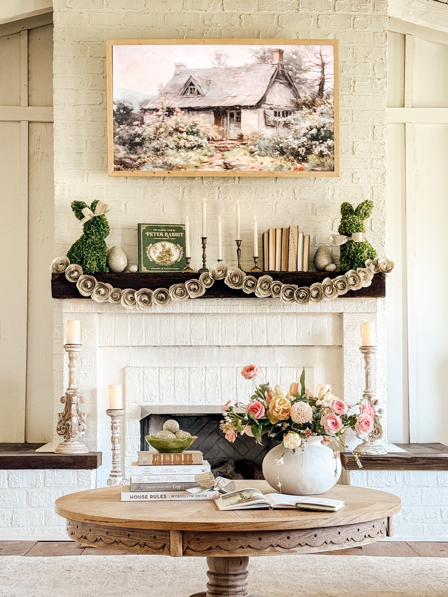 Spring Mantel Refresh! #springmantel #springdecorating #springdecoratingideas

#LTKHome #LTKSeasonal